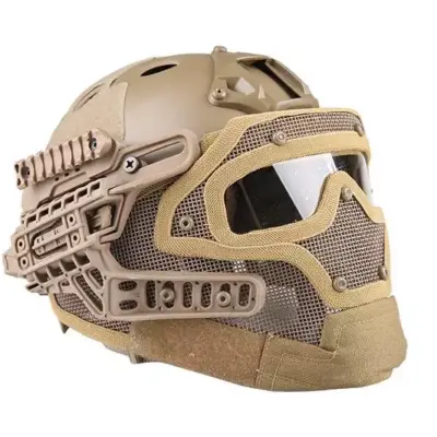 Replika kasku FAST PJ G4 System z osłoną twarzy - Coyote OD-G-EME-21-016948-00 asgbox.pl Replika kasku FAST PJ G4 System z osłoną twarzy - Coyote OD-G-EME-21-016948-00 asgbox.pl