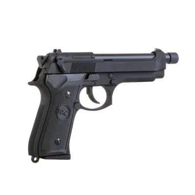 Replika pistoletu SR92 z tłumikiem - czarna OD-G-SRC-02-021690-00 asgbox.pl