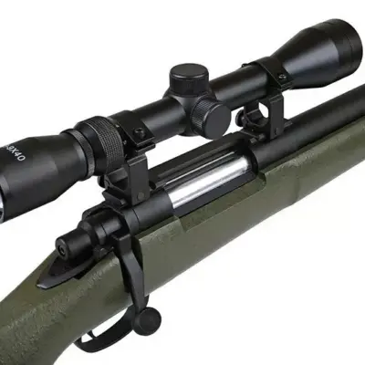 Replika karabinu snajperskiego SW-04 (z lunetą i dwójnogiem) - oliwkowa OD-G-SWL-03-001246-00 asgbox.pl