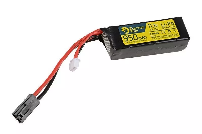 Akumulator LiPo 11,1V 950mAh 25/50C OD-G-ELR-06-008313-00 asgbox.pl asgbox.pl - Akumulator LiPo 11