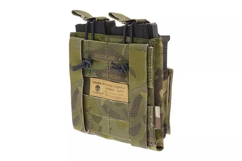 Podwójna ładownica Open Top na magazynki M4/M16 + pistoletowe - Multicam Tropic OD-G-EME-19-019163-00 asgbox.pl Podwójna ładownica Open Top na magazynki M4/M16 + pistoletowe - Multicam Tropic - obrazek 4