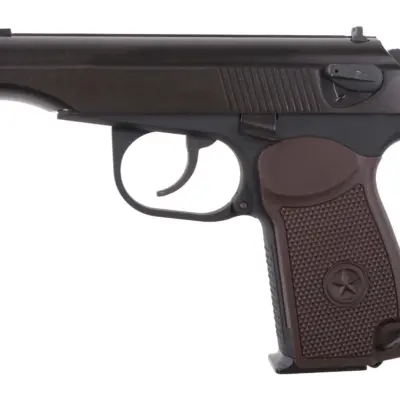 Replika pistoletu MK z tłumikiem - czarna/brązowy chwyt OD-G-WET-02-018958-00 asgbox.pl