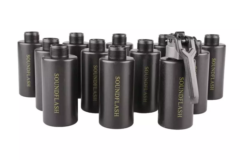 Zestaw granatów Hakkotsu Soundflash - 12 sztuk OD-G-APS-04-011344-00 asgbox.pl Zestaw granatów Hakkotsu Soundflash - 12 sztuk - obrazek 2