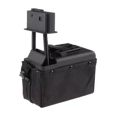 Magazynek pudełkowy 1500 kulek do repliki typu M249 - czarny OD-G-AIK-05-019524-00 asgbox.pl