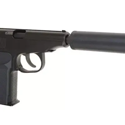 Replika pistoletu MK z tłumikiem - czarna OD-G-WET-02-009254-00 asgbox.pl