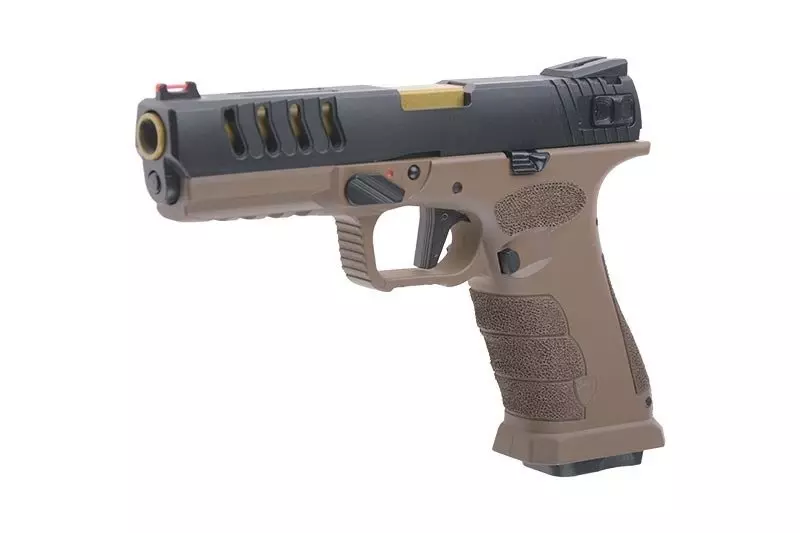 Replika pistoletu CO2 Shark Full Auto - czarny/tan OD-G-APS-02-020840-00 asgbox.pl Replika pistoletu CO2 Shark Full Auto - czarny/tan - obrazek 9