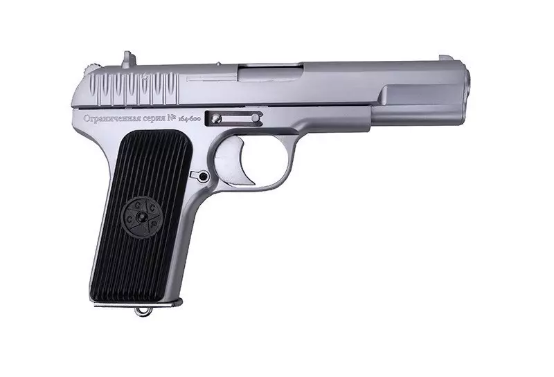 Replika gazowa pistoletu SR-33 - srebrny LIMITED EDITION OD-G-SRC-02-004715-00 asgbox.pl Replika gazowa pistoletu SR-33 - srebrny LIMITED EDITION - obrazek 10