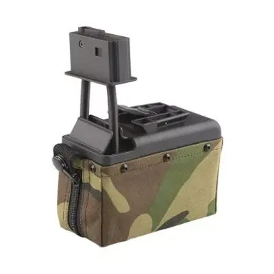 Magazynek pudełkowy 1500 kulek do repliki typu M249 - woodland OD-G-AIK-05-017606-00 asgbox.pl