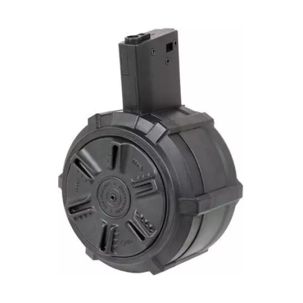 asgbox.pl - Magazynek bębnowy 2300 kulek do replik M4/M16 (elektryczny)