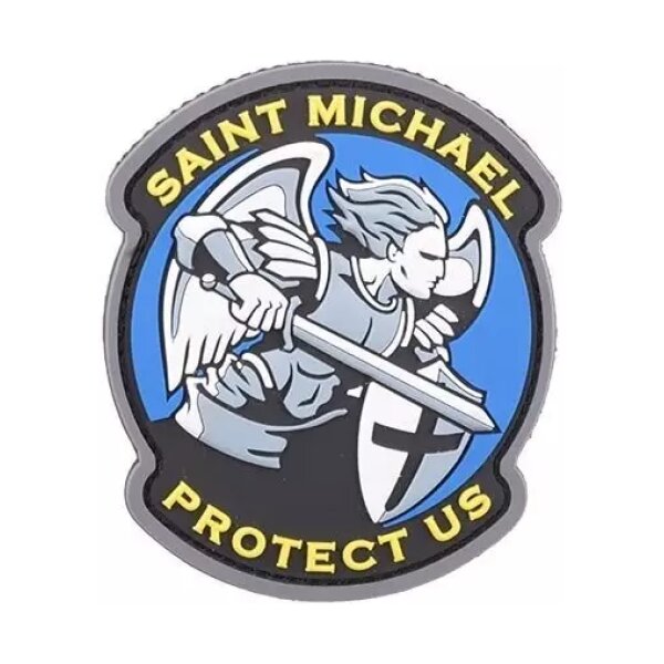 asgbox.pl - Naszywka Saint Michael Modern PVC - FullColor