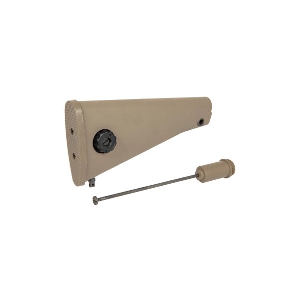 asgbox.pl - Regulowana kolba do replik SR-25 (Type B) - Dark Earth