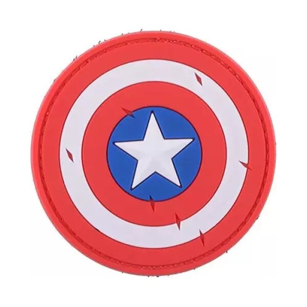 asgbox.pl - Naszywka 3D - Shield of Captain America - czerwona