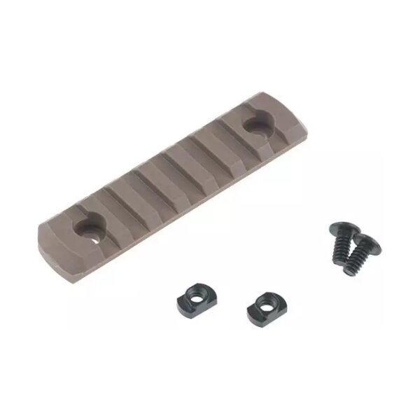 asgbox.pl - Polimerowa szyna M-LOK 7 Slot - Coyote Brown