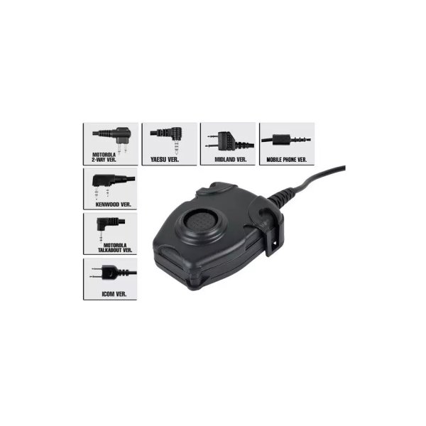 asgbox.pl - Przycisk PTT zPeltor Military plug (Yaesu)