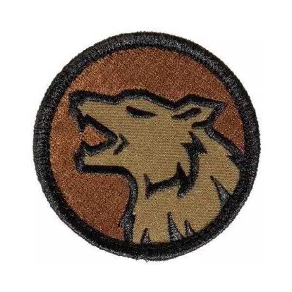 asgbox.pl - Naszywka Wolf Head - Foliage Green