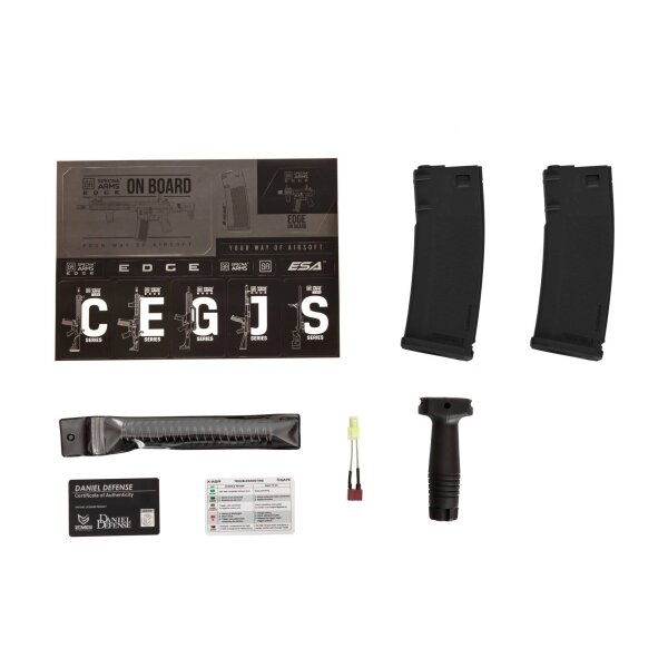 asgbox.pl - Replika karabinka Daniel Defense® MK18 SA-E19 EDGE 2.0™ - czarna
