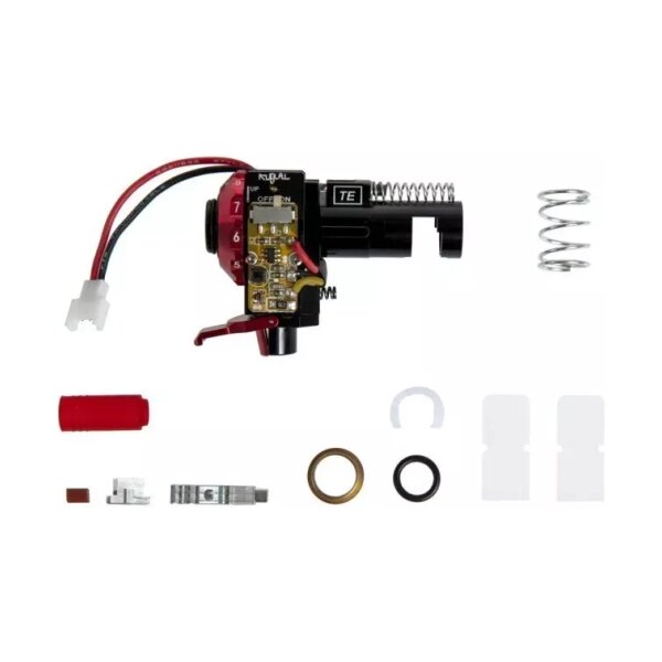 asgbox.pl - Rotacyjna komora hop-up CNC LED do replik M4/M16 - czarna