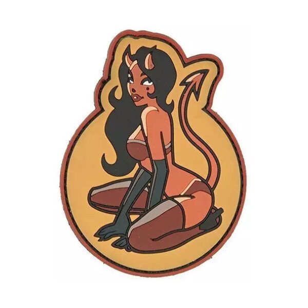 asgbox.pl - Naszywka Devil Girl - Fire