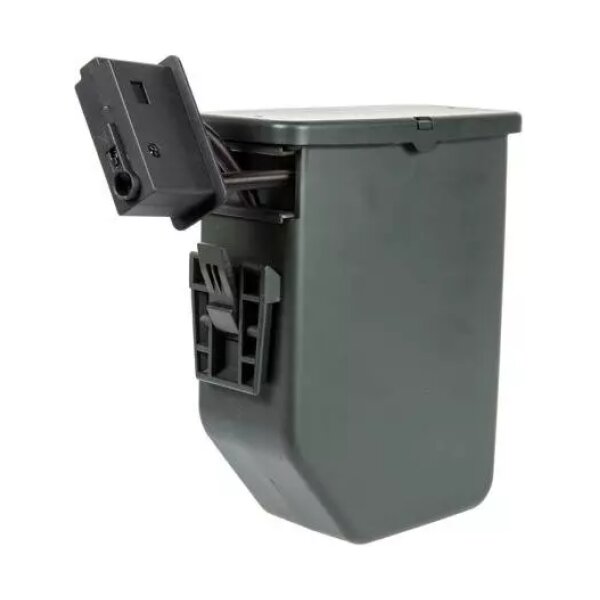 asgbox.pl - Elektryczny magazynek pudełkowy 2500 kulek do replik M249 - oliwkowy