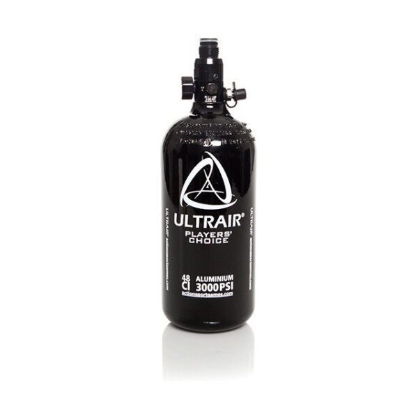 ASG HPA Tank Bottle Ultrair 48ci / 0.8 l - 3000 PSI - Black