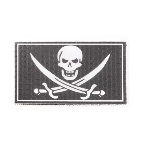 asgbox.pl - Naszywka IR - Bad Calico Jack - czarna