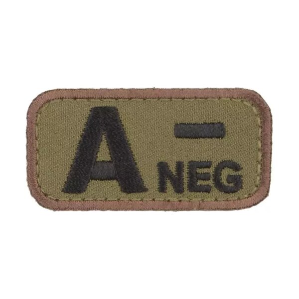 asgbox.pl - Naszywka BloodType : A-NEG - forest