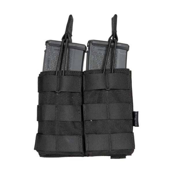 asgbox.pl - Podwójna ładownica MOLLE na 2 magazynki typu M4/M16 - czarna