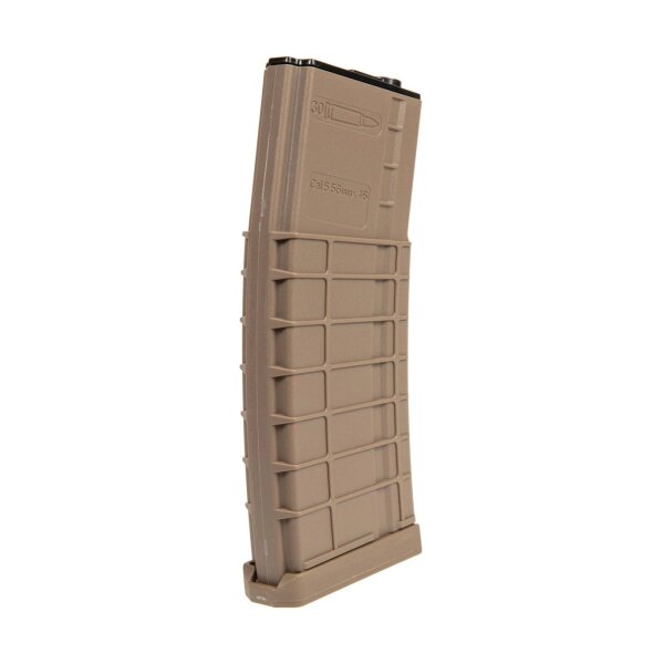 asgbox.pl - Magazynek mid-cap 150 kulek do replik M4/M16 - tan