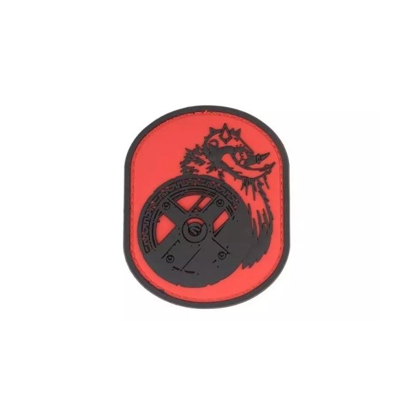 asgbox.pl - Naszywka Berserker PVC - czerwona