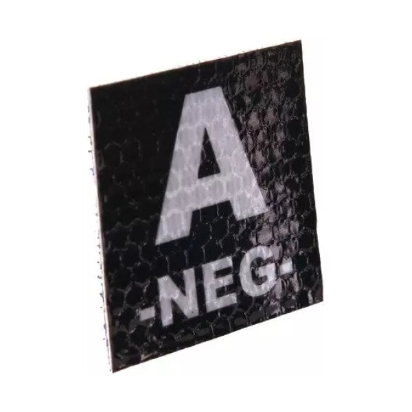 asgbox.pl - Naszywka IR z grupą krwi: A NEG