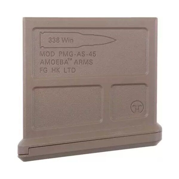 asgbox.pl - Długi magazynek Mid-Cap 45 kulek do repliki Striker AS-01 - dark earth