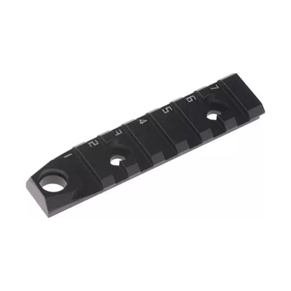 asgbox.pl - Szyna RIS 7 slotów z QD do Mlok/Keymod - czarna