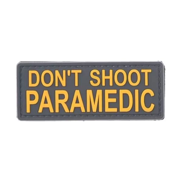 asgbox.pl - Naszywka 3D - DON'T SHOOT PARAMEDIC - żółta