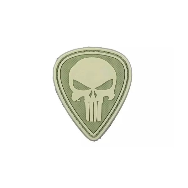 asgbox.pl - Naszywka 3D - Punisher - olive