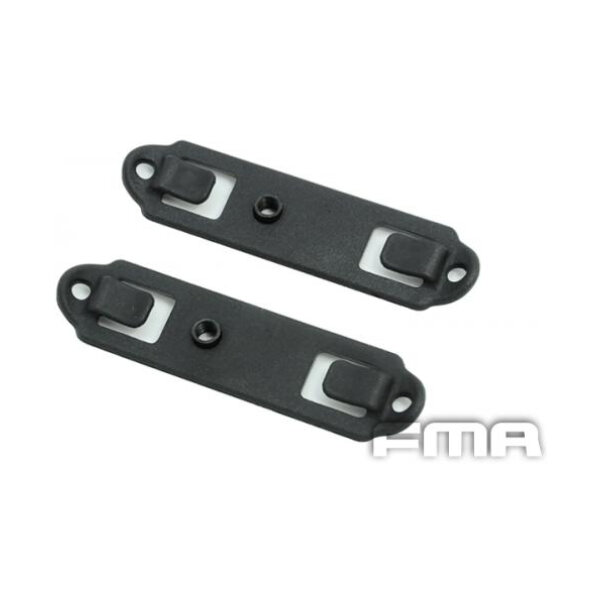 FMA MOLLE Backplane Adapter for Holsters and Pouches, 2 pcs - Black