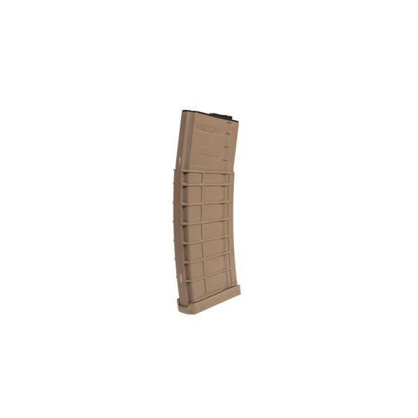asgbox.pl - Długi magazynek hi-cap 450 kulek do replik M4/M16 - tan