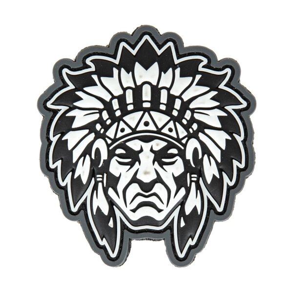 asgbox.pl - Naszywka Native American Warrior Head 1 - Urban