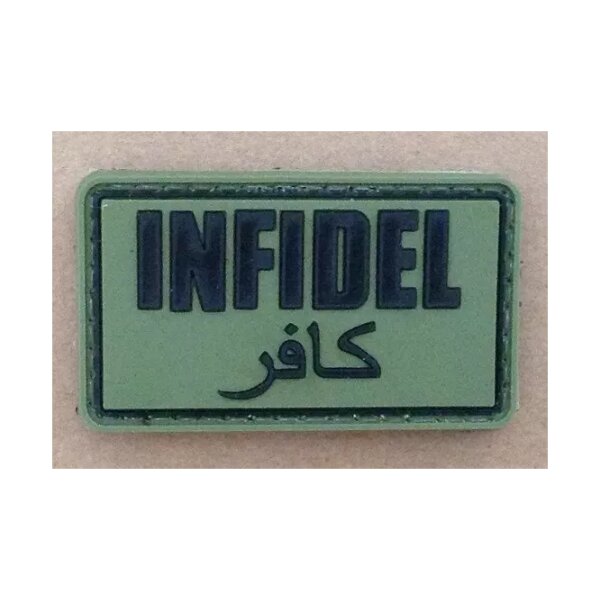 asgbox.pl - Naszywka 3D - Infidel - olive