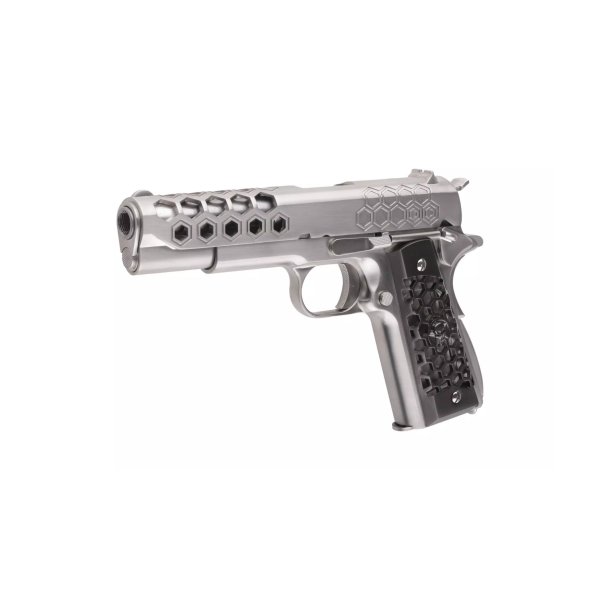 asgbox.pl - Replika pistoletu 1911 Hex Cut V.3 - srebrny