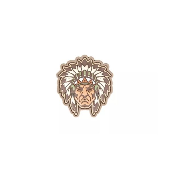 asgbox.pl - Naszywka Native American Warrior Head 1 - Multicam