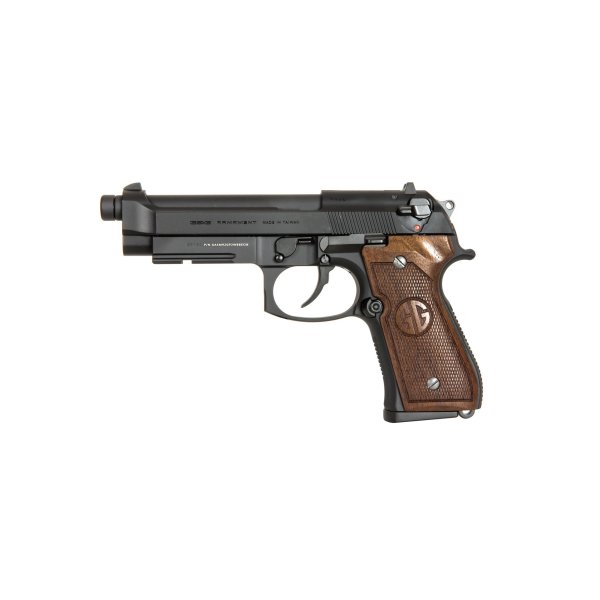 asgbox.pl - Replika pistoletu GPM92 GP2 walnut grip edition - czarna