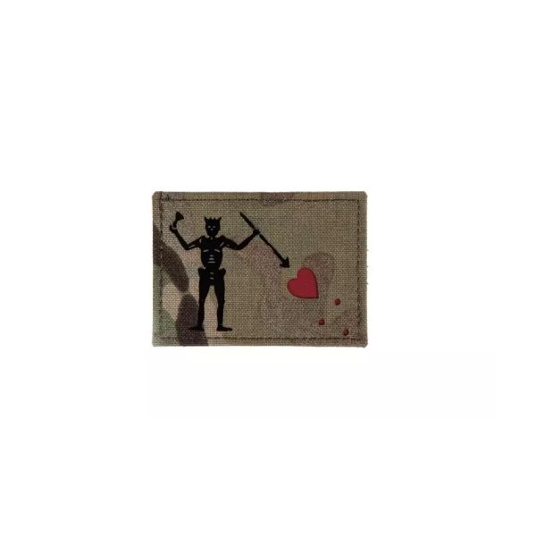 asgbox.pl - Naszywka IR Czarnobrody cordura - Multicam