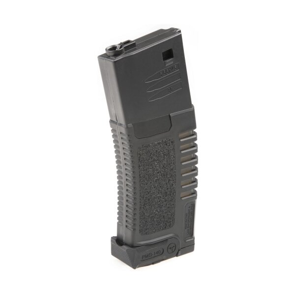 asgbox.pl - Magazynek mid-cap PMG 140 kulek do do replik typu M4/M16 - czarny