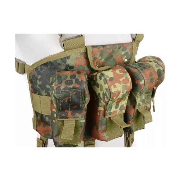 asgbox.pl - Kamizelka taktyczna typu Chest Rigg - Flecktarn