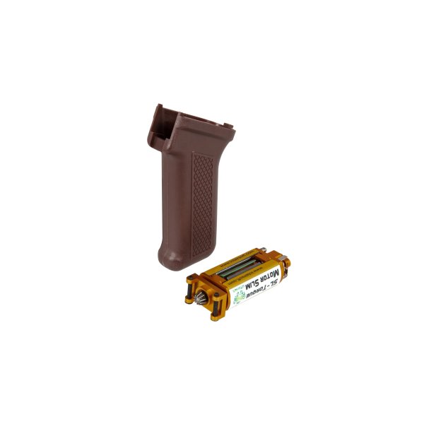 asgbox.pl - Chwyt pistoletowy Slim + silnik SL-Torque do replik typu AK - Dark Red