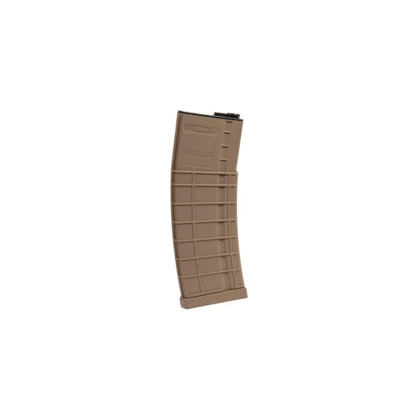 asgbox.pl - Długi magazynek mid-cap 150 kulek do replik M4/M16 - tan