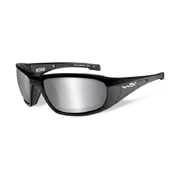 asgbox.pl - Okulary Wiley X® BOSS Grey Silver Flash Gloss Black Frame