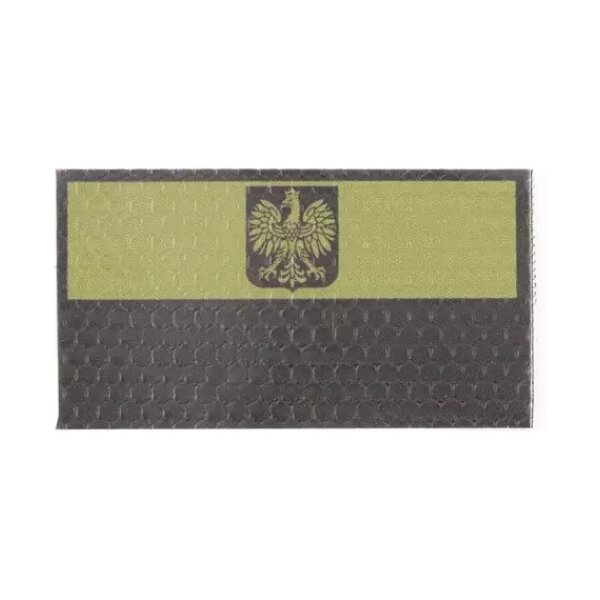 asgbox.pl - Naszywka IR - Flaga Polski z godłem - OD