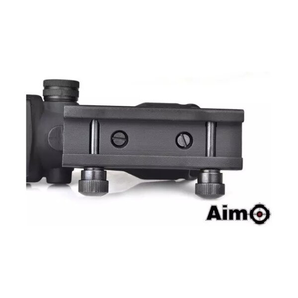 asgbox.pl - Celownik kolimatorowy typu ACOG (ze światłowodem) - czarny