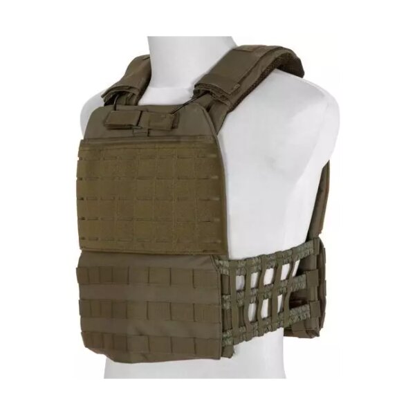 asgbox.pl - Kamizelka taktyczna typu plate carrier molle/laser-cut - oliwkowa